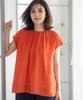 Petit Honfleur Gathered Blouse Orange Women's 523277,