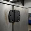 PowderCoated Door Hinge with VibrationDamping Strip HeavyDuty for Modified Vehicles, Control