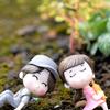 2Pcs Valentines Day Gift Girlfriend Boyfriend Lovers Couple Kiss Resin Doll Gift