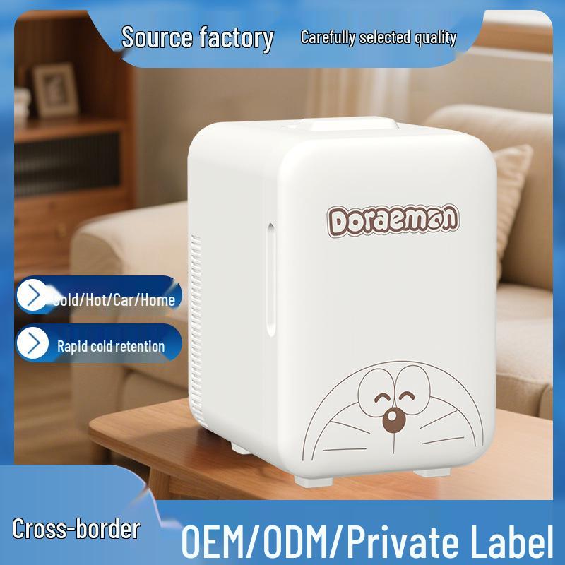 

Doraemon Mini Car Refrigerator: Compact Beauty & Household Cooler EU Standard [220V]