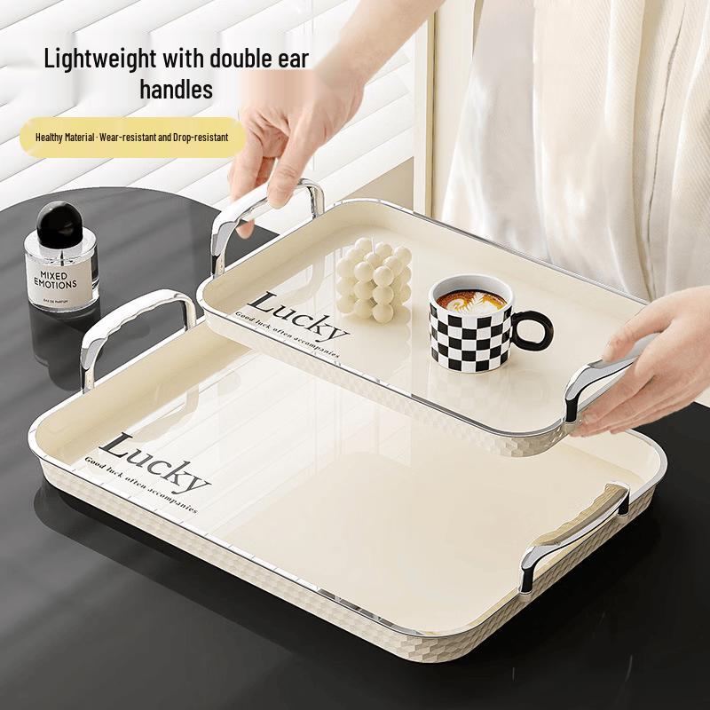 Ting Le Rectangular Plastic Serving Tray