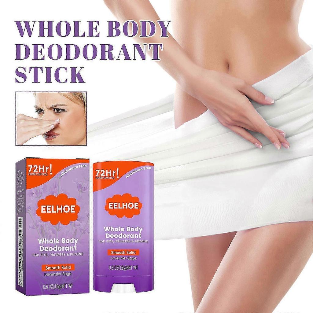 EELHOE Whole Body Deodorant, Keep Fragrance Fresh Fade Cover Body Odor Deodorant Stick