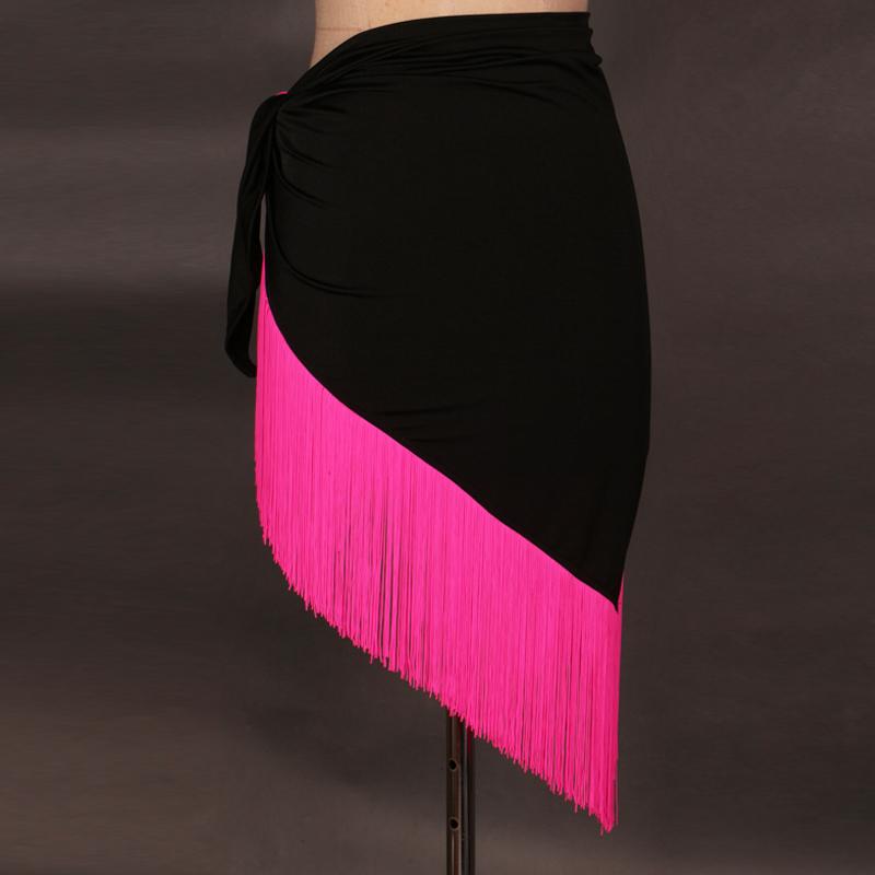 Women's Tassel e Scarf Latin Dance Skirt Irregular f-length Lace Universal Skirt Children's Fitn Latin Dance