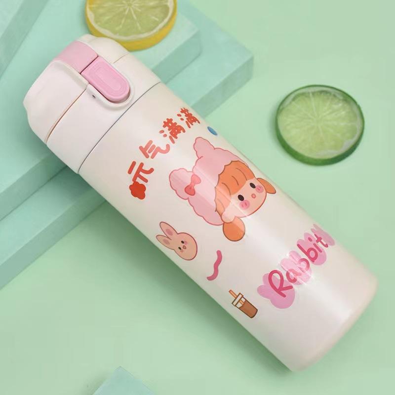 New Cartoon Children Bounce 304 Mug Outdoor Portable Portable Sports Cup Small Fresh Gift