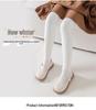 Children's Winter Fleece-Lined Cotton Leggings with Hip-Lifting Lambskin, Warm Nine-Point Design