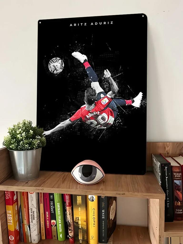 Aritz Aduriz Football Player Metal Poster Things for Room Design Customized Metal Tin Signs for Wall Art Decoration Coffee Bar