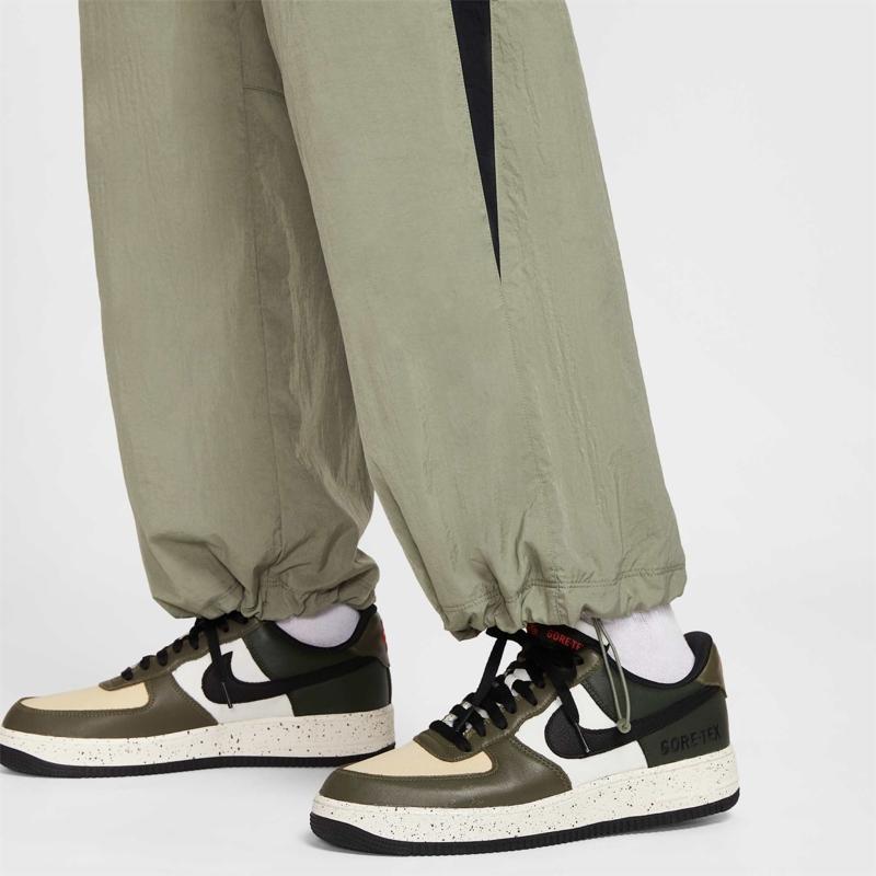 Nike Casual Breathable Patchwork Drawstring Elastic Waist Sports Long Pants Men Bottoms HV0875-320