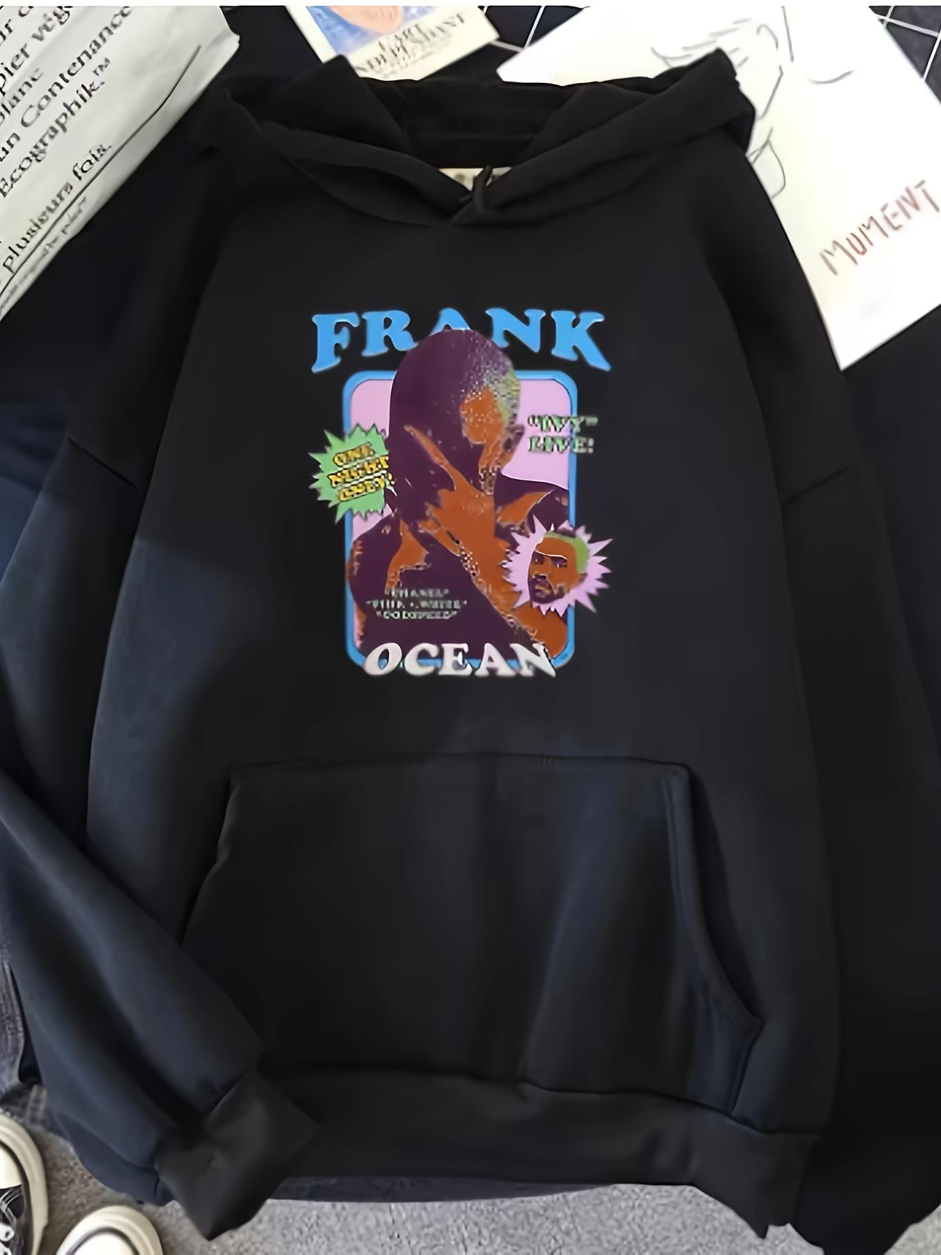 

Frank Ocean Graphic Hoodie Men s Streetwear Oversized Casual Pullover with Geometric Print Machine Washable Urban Lifestyle 3XL