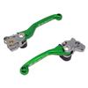Pivot Lever Set FP Green for KX450 KX450X Features Include Forward Stepless Lever Position Forged Aluminum 3-Finger KX250/250X '21-26,