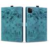 For iPad Air 13 (2025)/(2024) Pro 12.9 (2020)/(2021) Case Flower Cat Pattern Leather Smart Tablet Cover