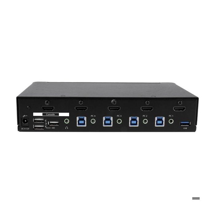 Commutateur KVM USB HDMI À 4 Ports - STARTECH - Commutateur Écran Clavier Souris HDMI Avec Hub USB 3.0 Intégré