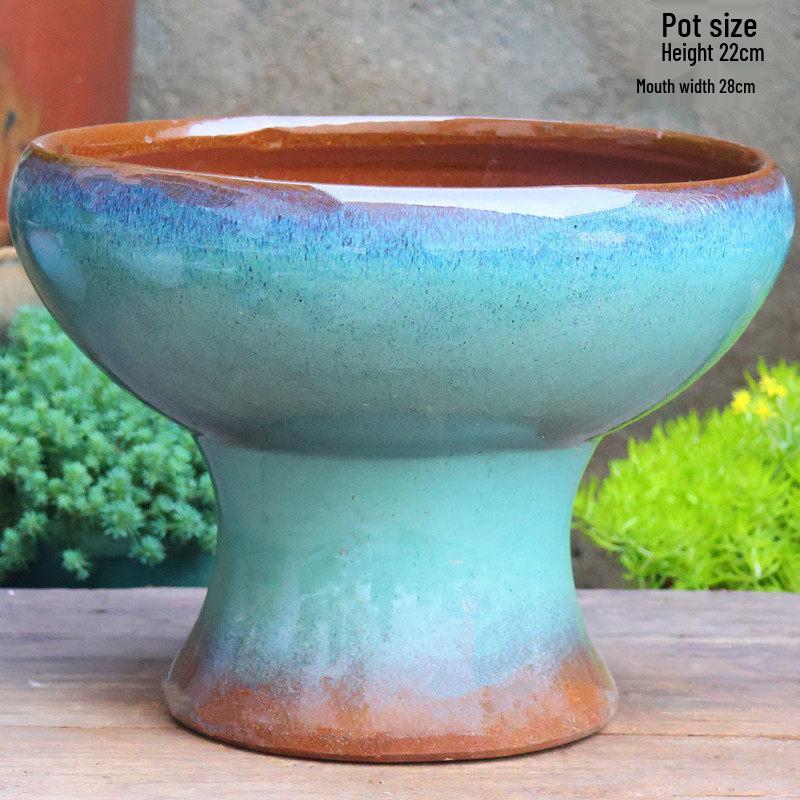 Extra Large Ceramic Succulent & Flower Pot for Trees and Plants