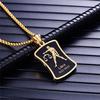 Skorpion 12 Konstelacji Naszyjnik Prezenty Urodzinowe Kolor Złoty Stal Nierdzewna Amulet Wisiorek Znak Zodiaku Biżuteria Collier