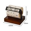 Large Rotating Perpetual Calendar Desktop Stand Countdown Timer Office Planner Table Decor