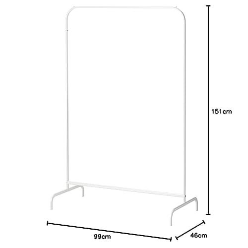 IKEA MULIG 80179433 Clothes Rack, Coat, White