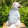 Pet Sleeveless Shirt Ruffle Collar Lace Bowknot Decor Breathable Spring Summer Small Medium Dog Cat Vest Clothes Outfit Apparel Pet Supplies
