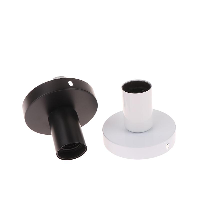 1 Set Ceiling Lamp Wall Lamp Holder Modern Nordic Retro Iron Lamp Decor For Living Room Bedroom Bathroom E27 Lamp Base