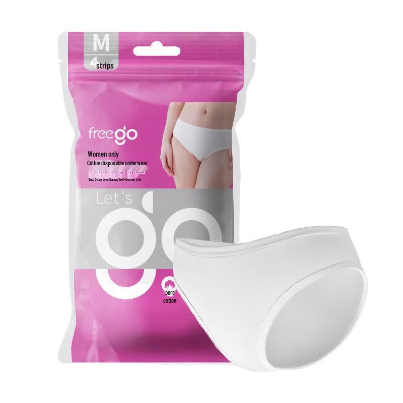 Freego Women's Cotton Disposable Underwear