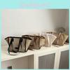 Stylish Large Capacity Woven Tote Bag For Women 2024 Trendy Hollow Beach Bag
