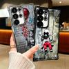 B-Banksy Art Graffiti Artist Plating Phone Case For Samsung Galaxy S24 S25 FE S26 Edge S23 Ultra S22 S21 Plus S20 Anti-Fall Aira