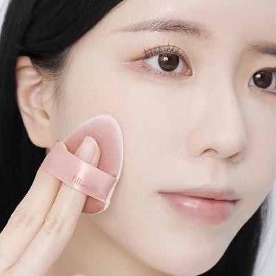 Filimili Triangular Blush Powder Puff (2P) (Case Provided)