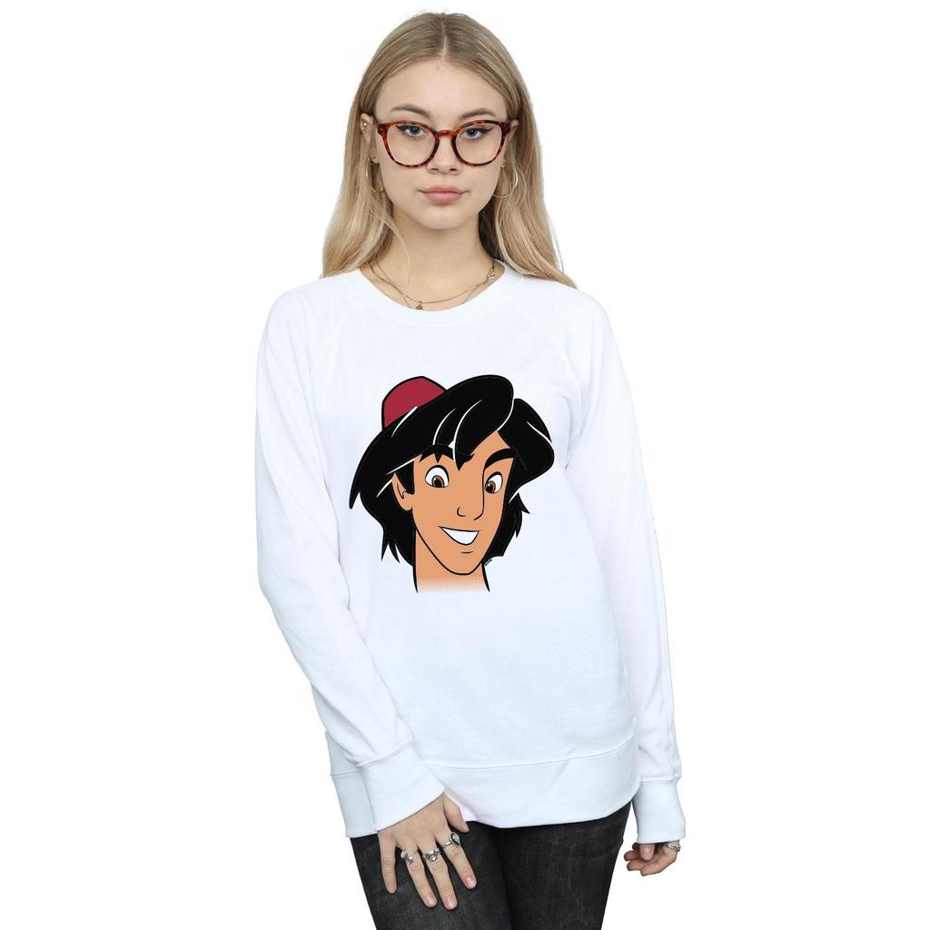 Disney Womens/Ladies Aladdin Headshot Sweatshirt
