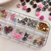 20Pcs Elegant Camellia Rose Nail Art Jewelry Charm for DIY Manicure Decoration Resin Flatback