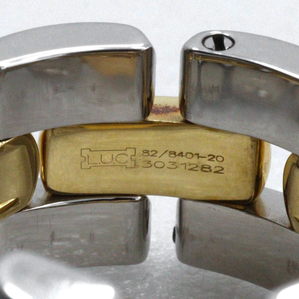 Chopard Happy diamond Ring 82/8401-20 heart K18 yellow gold/Stainless Steel #5.4(US Size) heart 12.7g Women Used