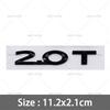3D ABS 2.0H 3.0H Letter Stickers 2.0T 3.0T 2.3T 2.7T MKZ MKC MKX Embelm Badge Car Logo Rear Trunk Decal Auto Body Sticker