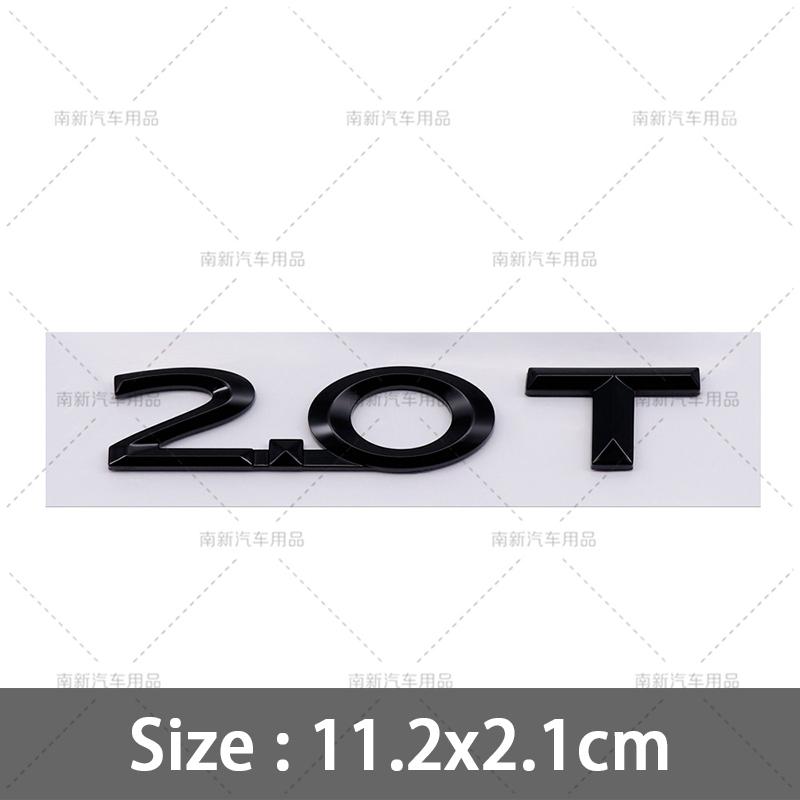 3D ABS 2.0H 3.0H Letter Stickers 2.0T 3.0T 2.3T 2.7T MKZ MKC MKX Embelm Badge Car Logo Rear Trunk Decal Auto Body Sticker