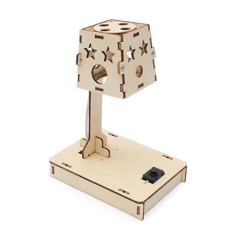 DIY Light-Controlled Desk Lamp Science Experiment Kit and Educational Puzzle Set