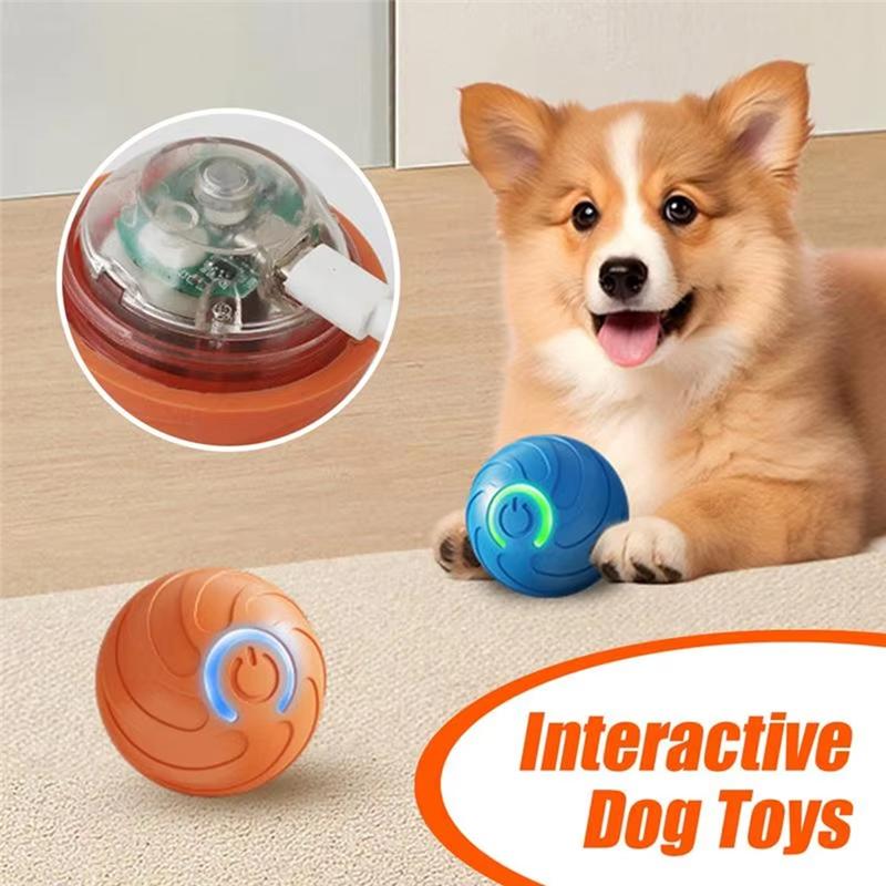 Good-Smart Pettoys Ball Electric Automatic Jumping Rolling Ball Interactive Game Rechargeable Moving Puppy/Kitty