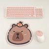 Irregular Mouse Pad Cartoon Cute Capybara Mousepad Computer Desk Mats Creative Animal Table Mat For Office Home Mousemat