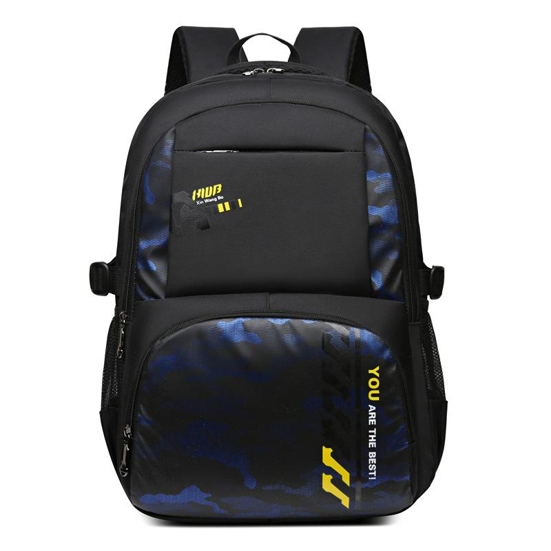 New Backpack, Large-capacity Backpack for Primary and Secondary School Students, Casual and Simple, Boys and Girls, Junior High School Student