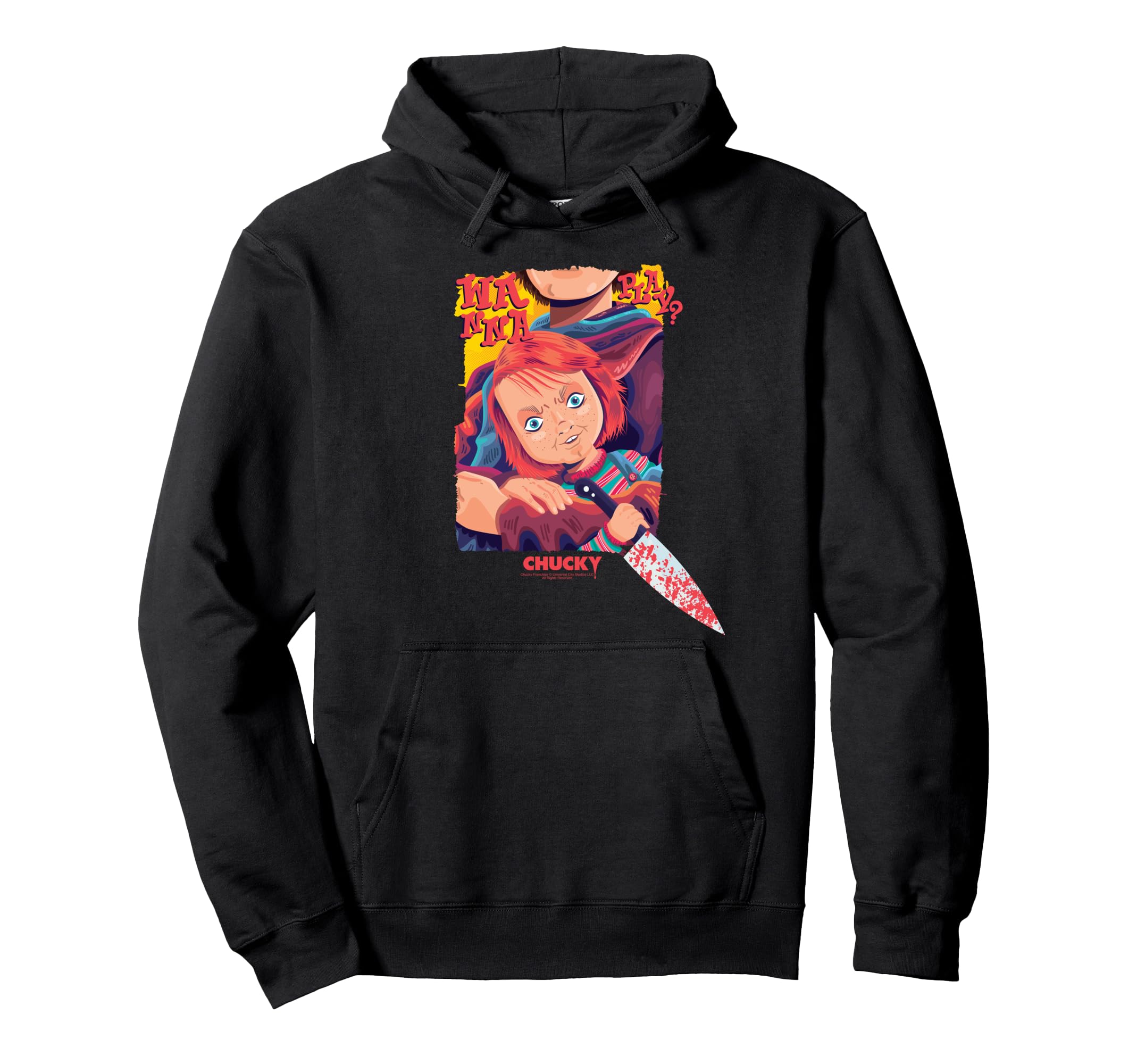 

Chucky Vintage Wanna Play Hoodie чорний