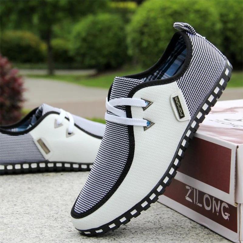 Mode Basic Herren Freizeit-Sneakers bequeme Espadrilles Herren Klettern Canvas-Schuhe Herren-Sneakers große Übergröße 45 46 47