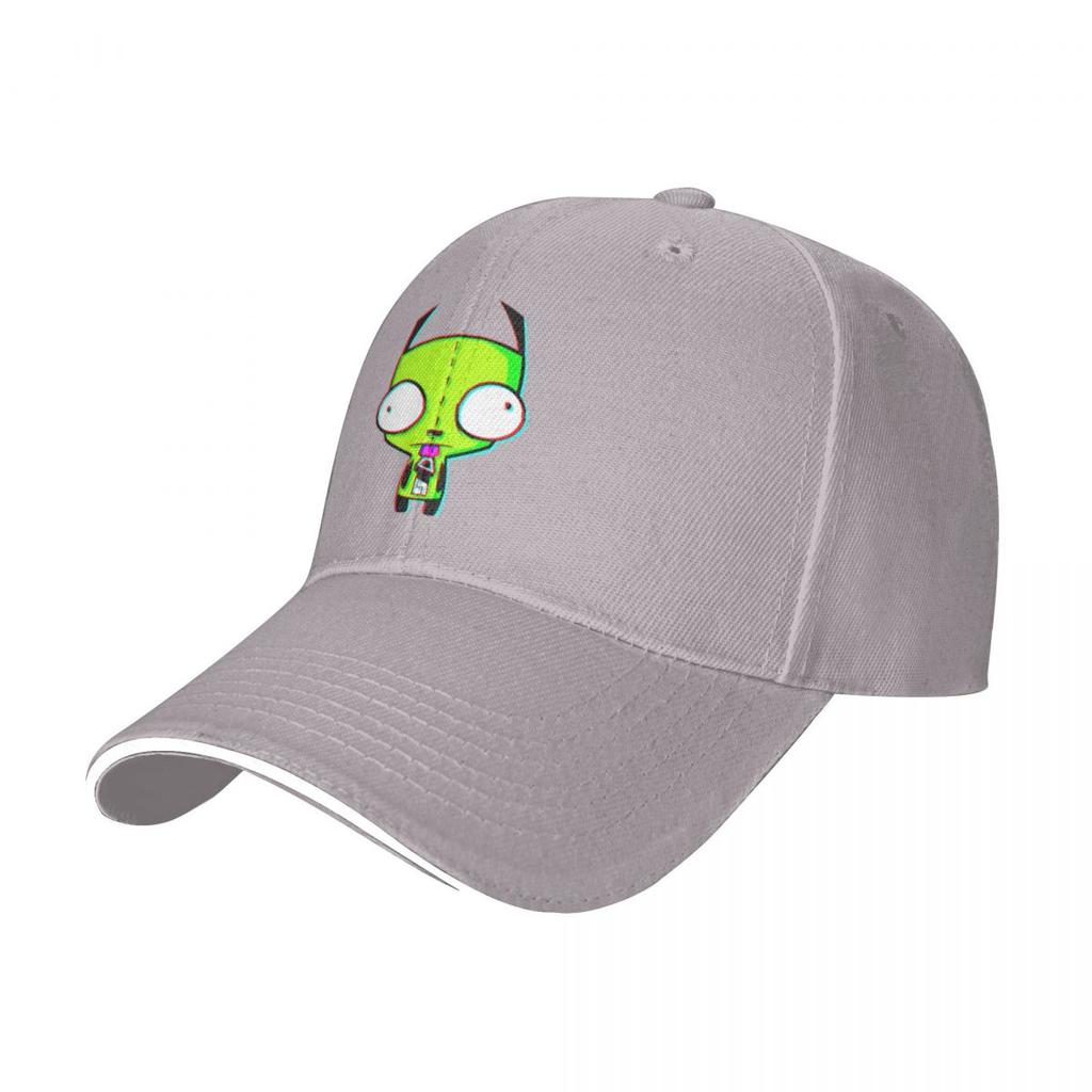 Anime Cartoon Invader Zim Gir Camping Baseball Caps Men Unisex Female Beach Sunscreen Hat Hip Hop Trucker Cap