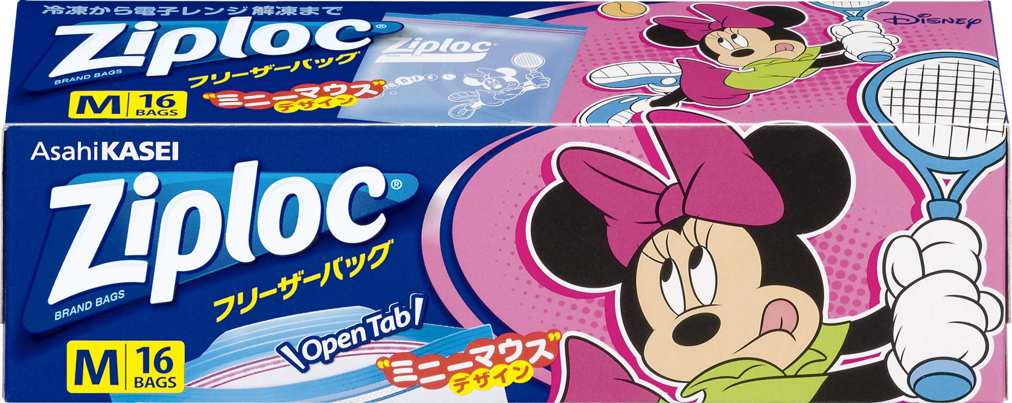 

Ziploc Freezer Bags, Medium, 16-Count, Minnie Mouse, 2020