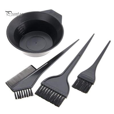 Puntos 4 szt./zestaw farba do włosów pędzel do koloryzacji grzebień miska do mieszania narzędzia fryzjerskie do stylizacji