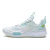 Li Ning All City 10 V1 Durable Non-Slip Shock Absorbing Low-Top Basketball Shoes Kids Sneakers White ABPS059-1