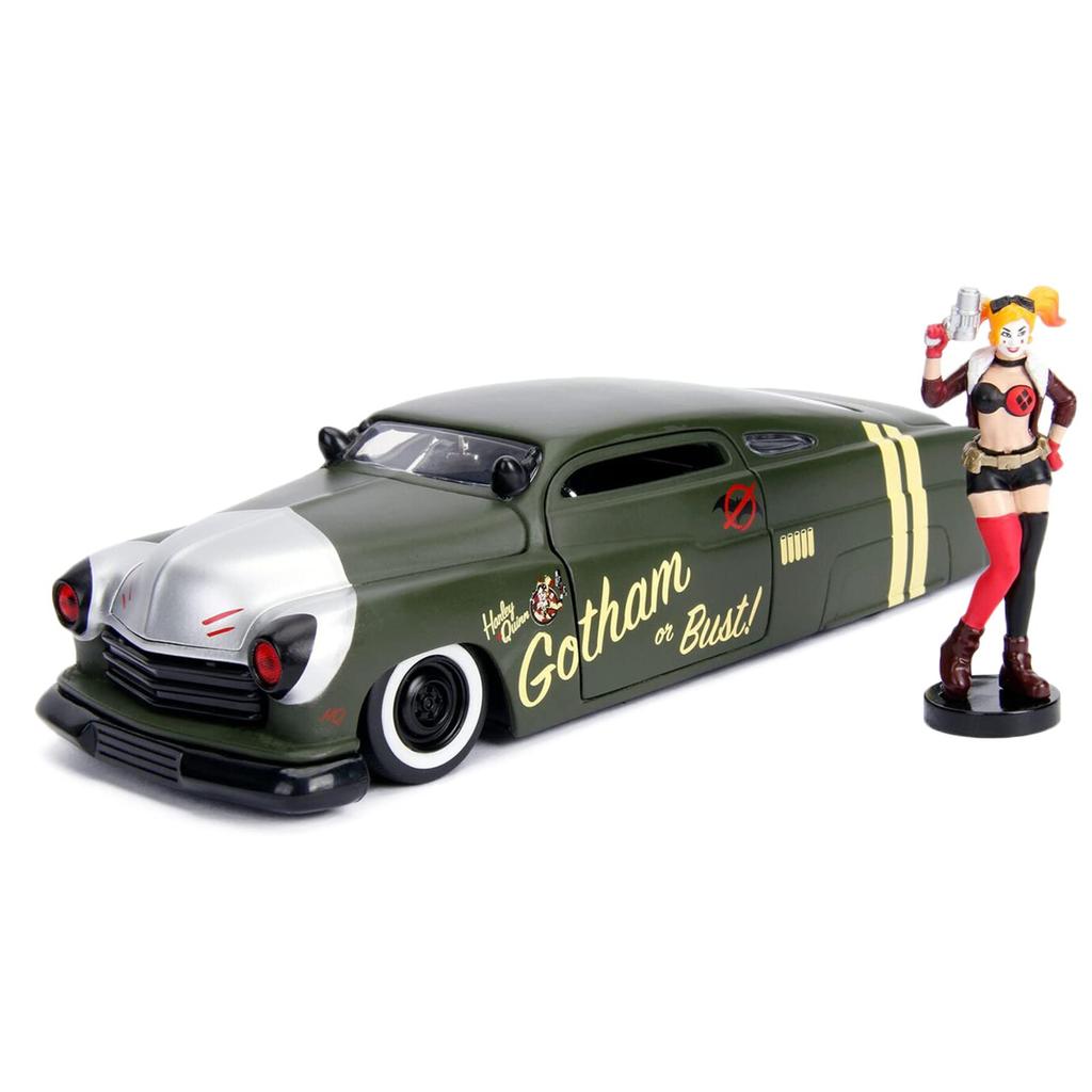 Jada Toys DC COMICS BOMBSHELLS 1951 MECURY HARLEY QUINN Mini Car 124 &
