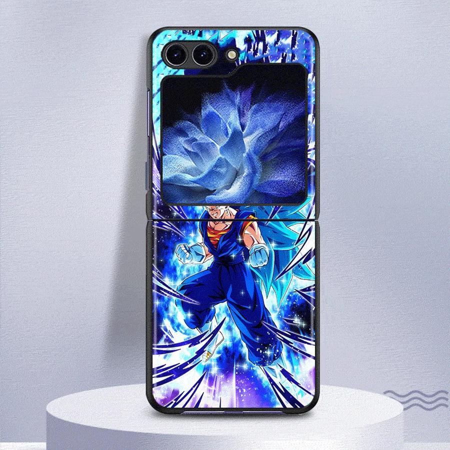

Dragon Ball Blue Vegeta Back Phone Cover Funda Case for Samsung Galaxy Flip4 Flip6 Flip5 Z Flip 7 6 5 4 3 Flip3 Flip7 FE Galaxy Z Flip3 5G