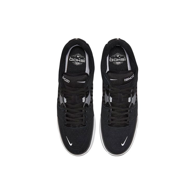 Nike Ishod Wair SB Black White Unisex Sneakers Dark-Grey DC7232-001
