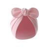 Cute Bunny Ears Baby Turban Hat Solid Color Soft Cotton Infant Beanie Cap Toddler Bonnet Headwrap for Baby Boys Girls