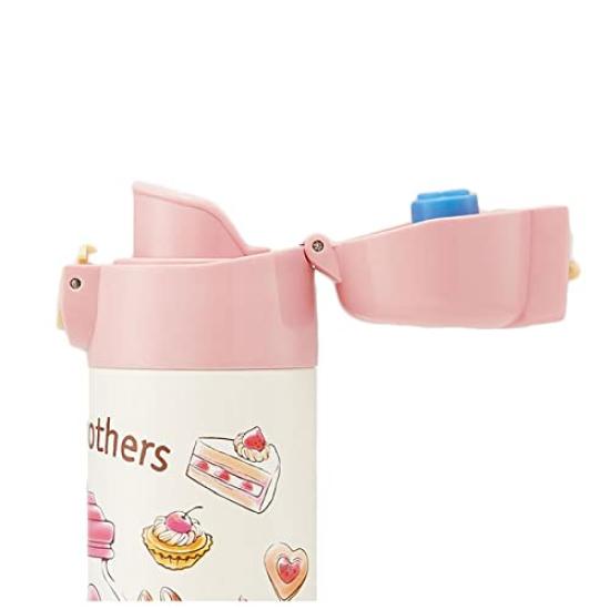 Skater Låsbar Mini Rostfritt Stål Winnie the Blooms SMBC1D Mugg, Nalle Puh, Disney, 140ml,