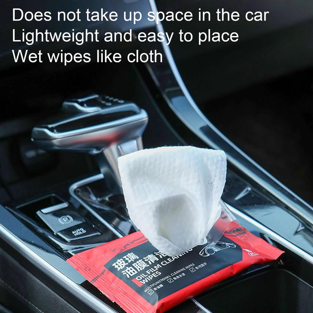 Glass Membrane Remover Wipes, Car Glass Film Remover - Automotive Glass