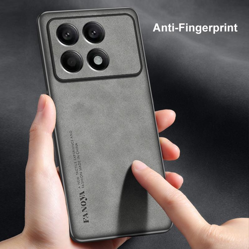 For Poco X6 Pro 5G Case Luxury PU Leather Phone Case For Xiaomi PocoX6 Pro X6Pro Redmi K70E Back Cover Silicone Full Protection