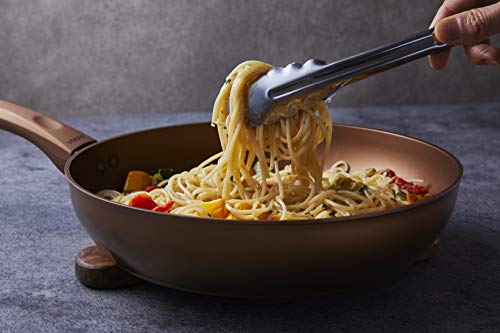 VISIONS Frying Pan, 28cm, Induction Compatible, Gold Coating, CP-8813