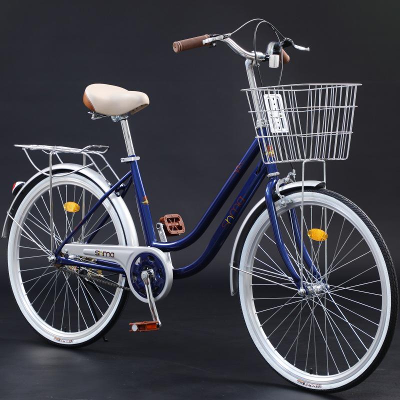 Sanhe Horse 24/26-inch Unisex Commuting & Shopping Bike with Variable Speed and Lightweight Design