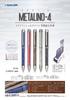 Sailor Fountain Pen Multi-Function Pen, 3 Colors + Sharp Metalino 4, Silver, 16-0222-219